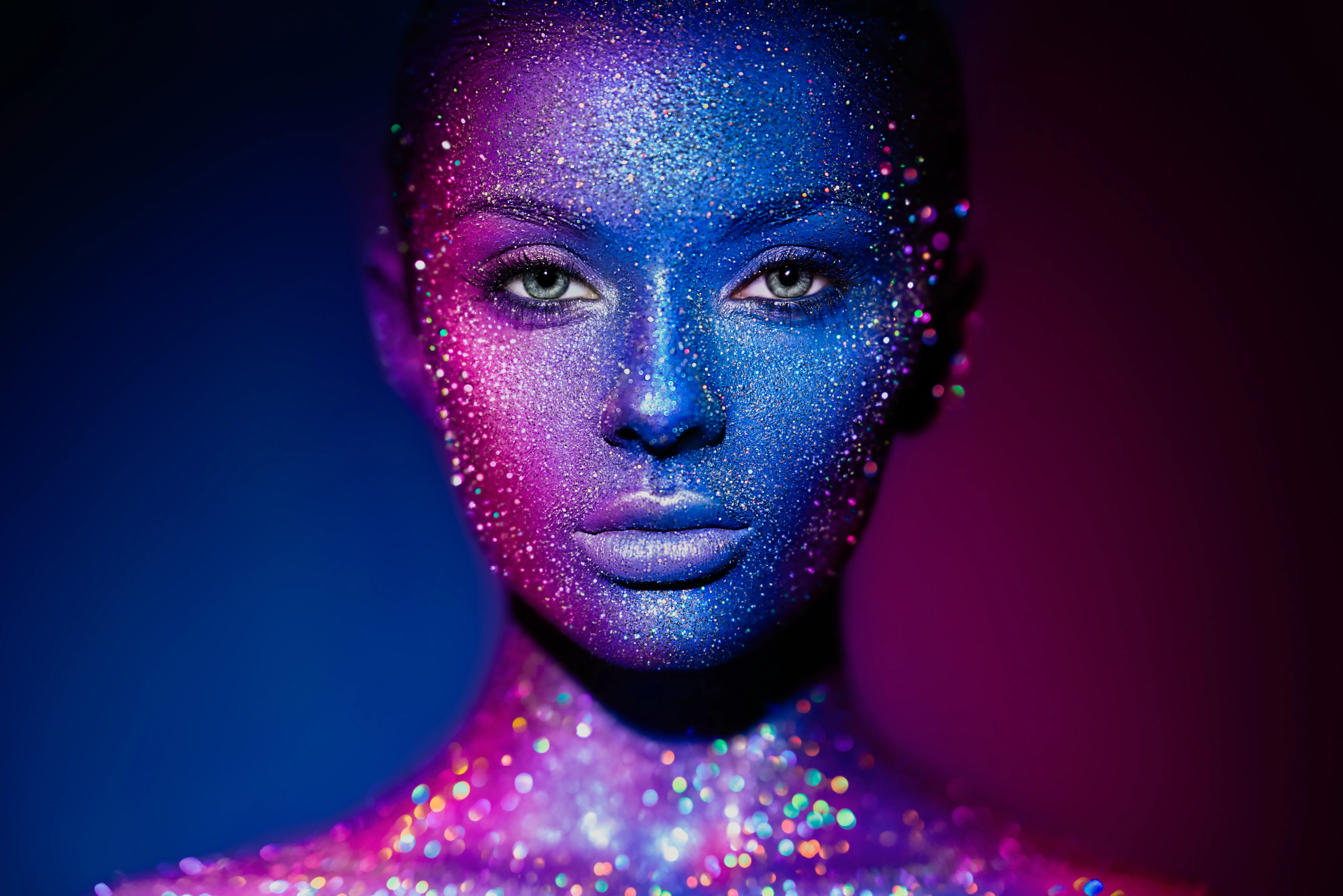 AI branding agency in Canada — neon-lit brand identity visual merging AI design, storytelling, and digital transformation